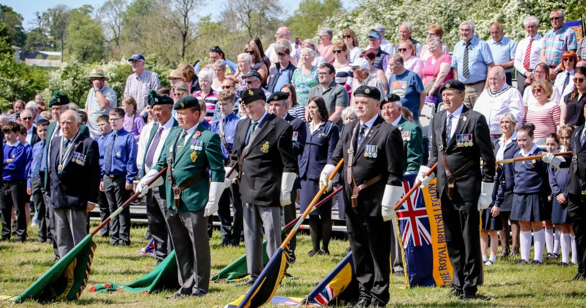 Clogher Valley Orange Districts  mark 80th Anniversary of VE Day 