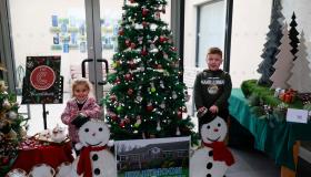 Desertcreat Christmas Tree Festival 'The twelve days of Christmas'.