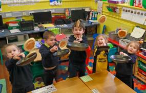 Pancake fun for St Mary’s, Carland pupils!