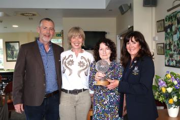 Prize presentations at Dungannon Golf Club