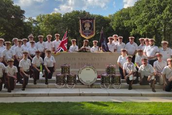Sgt White Memorial Flute Band, Bush in trip to The Netherlands
