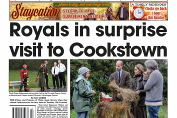 Royals in surprise visit to Cookstown