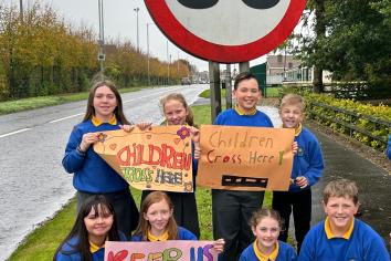 Appeal for speed limit change outside St Mary's Primary, Fivemiletown to stop 'accident waiting to happen'