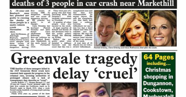 This week's packed Tyrone Courier...