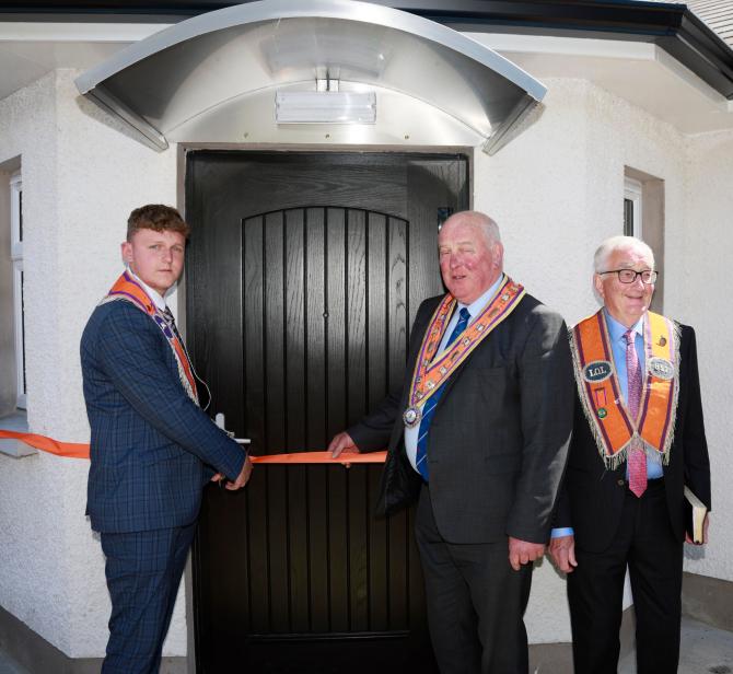 Re-opening of Rehaghey Orange Hall