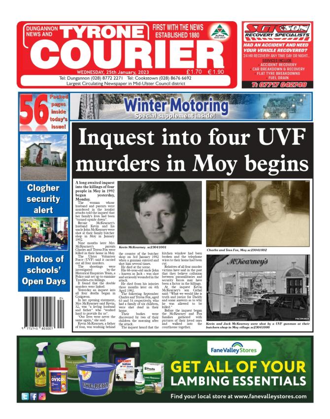 Today s Tyrone Courier: Alpha Newspaper Group