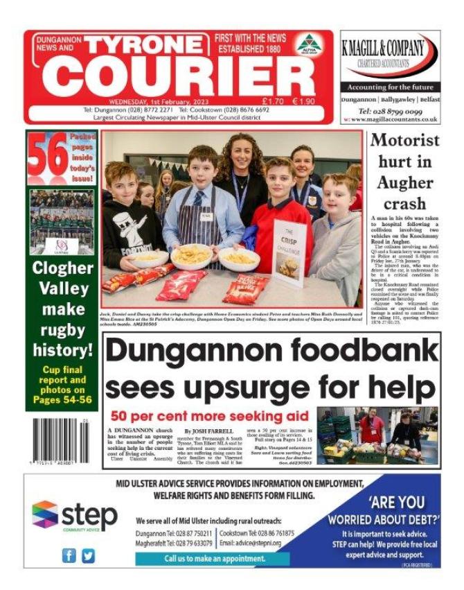 Today s Tyrone Courier Alpha Newspaper Group