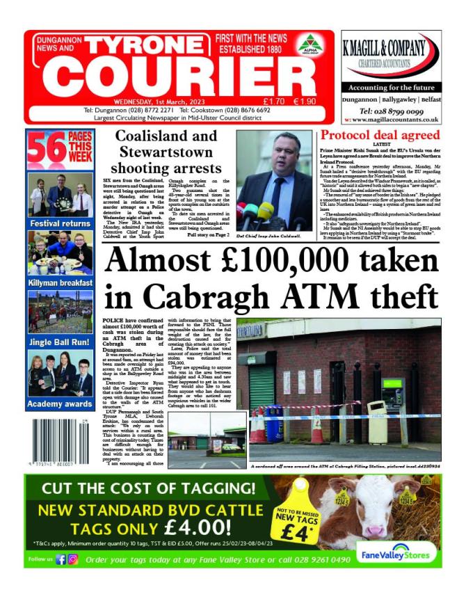 Today s Tyrone Courier Alpha Newspaper Group