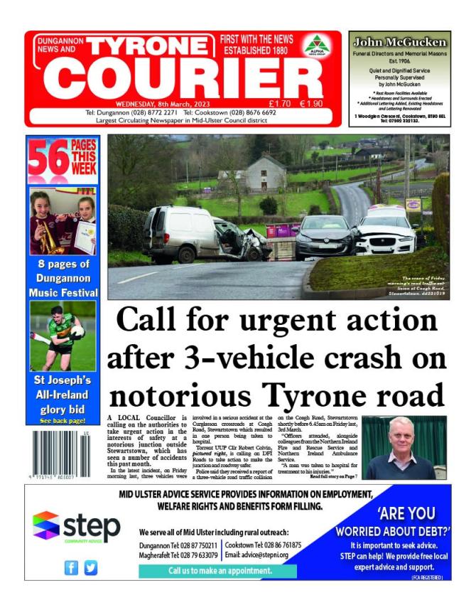 This week s Tyrone Courier Alpha Newspaper Group