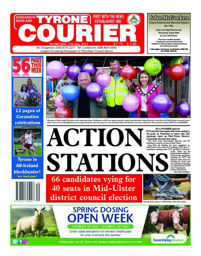 In YOUR Tyrone Courier out now Alpha Newspaper Group