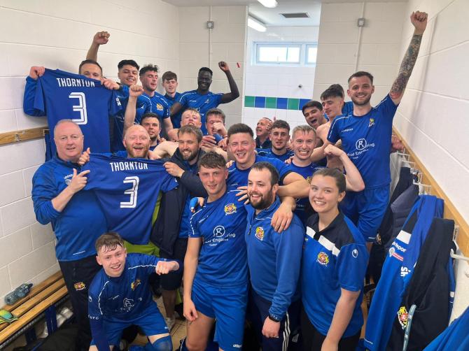 Coagh United dedicate league title victory to Club legend Arnie
