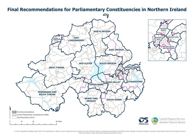 Pomeroy set to become part of West Tyrone constituency in political boundary shift