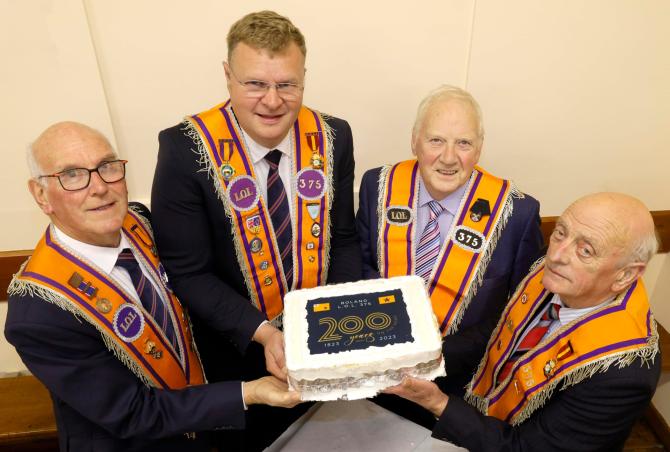 Boland LOL No 375 celebrates 200th Anniversary