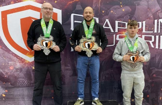 Dungannon's Brooks BJJ returns from Grappling Industries tournament with massive medal haul