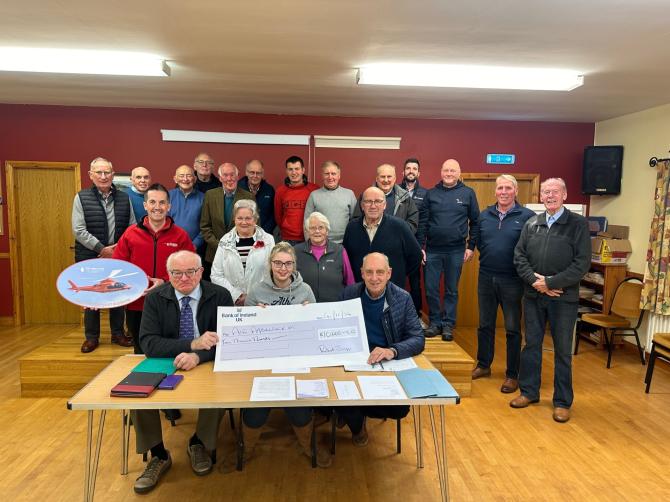 Tullylagan Vintage Owners' Association supports Air Ambulance NI