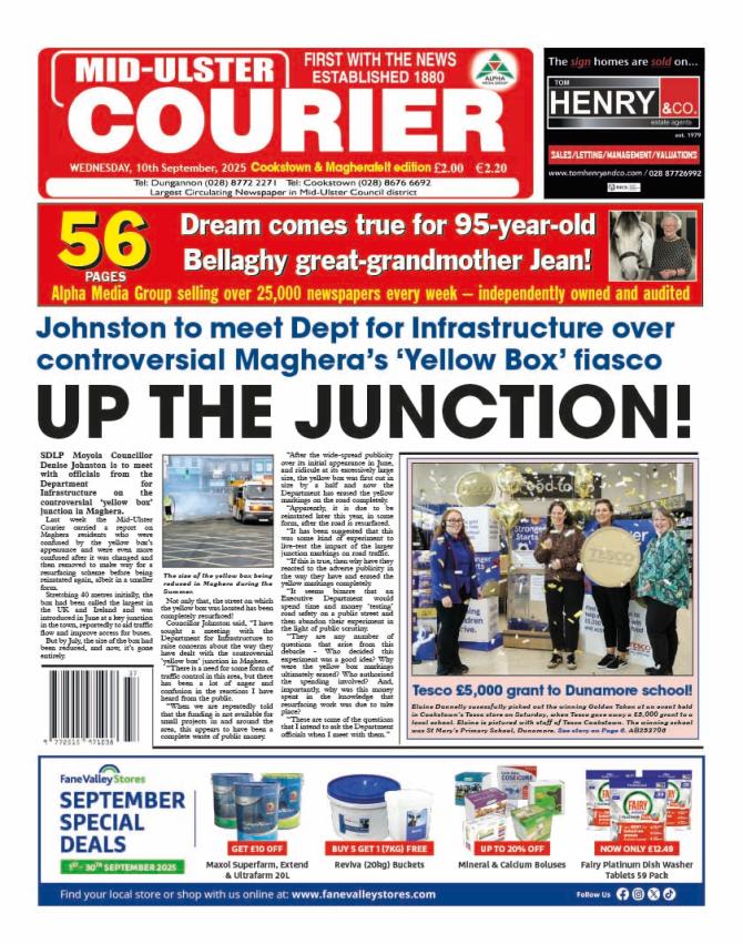 This week's local Mid-Ulster Courier
