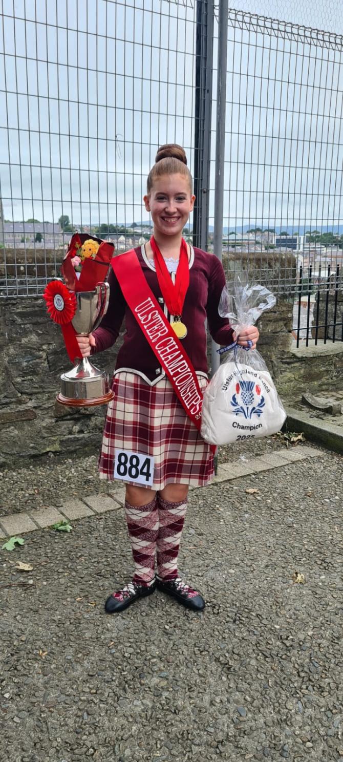 Hilltop Highland Dancers Dergina celebrate a year of achievement