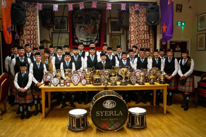 Syerla Pipe Band celebrates successful year