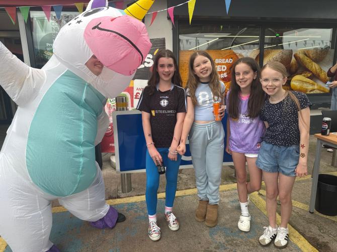Charity Carnival at Eurospar Donaghmore for Air Ambulance NI