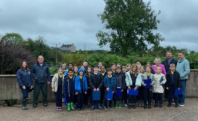 Dungannon Primary School’s Farm to Fork Project inspires pupils and community