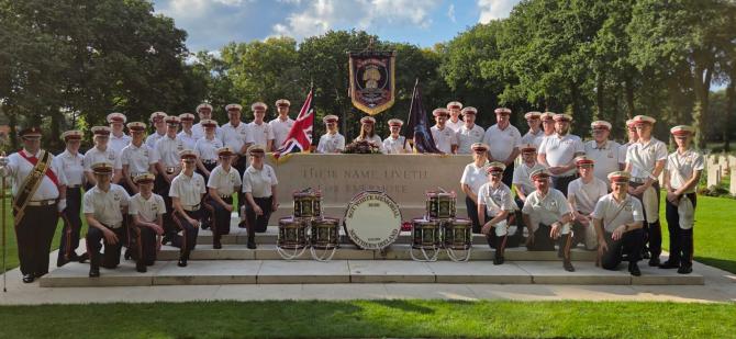 Sgt White Memorial Flute Band, Bush in trip to The Netherlands