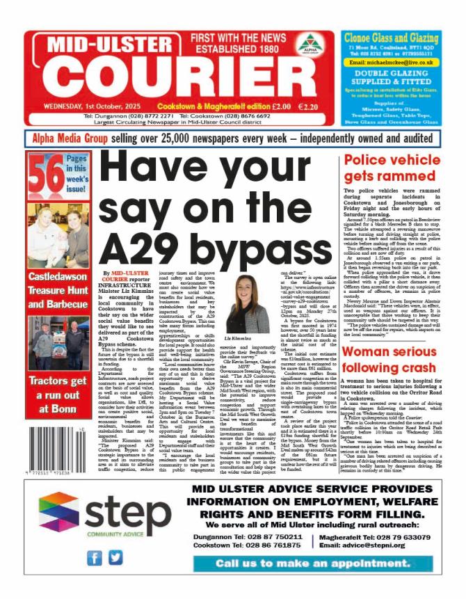 This week's Mid-Ulster Courier...