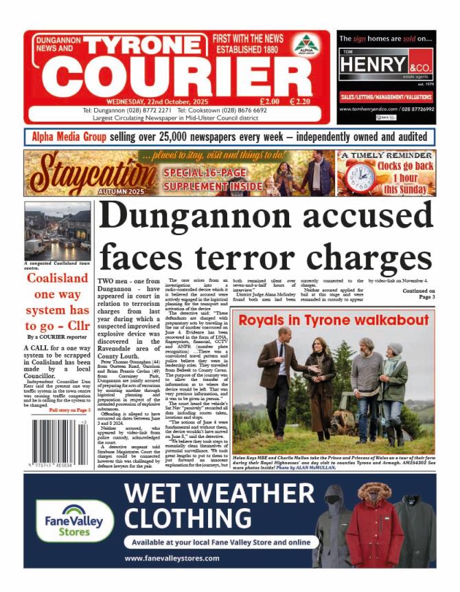 This week's Tyrone Courier...