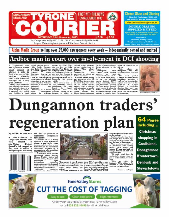 This week's Tyrone Courier...