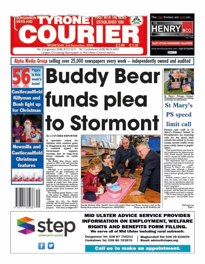 This week's Tyrone Courier...