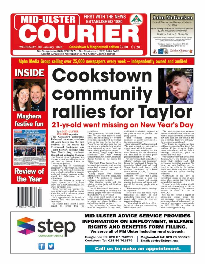 This week's Mid-Ulster Courier