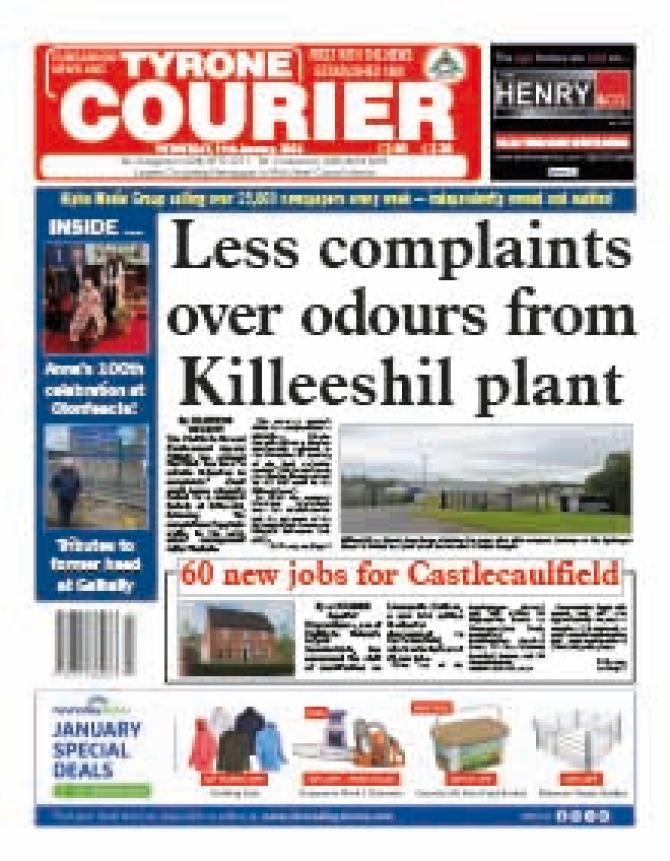 This week's  Tyrone Courier...