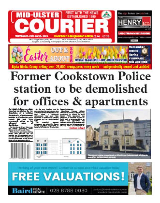 This week's Mid-Ulster Courier... out now!